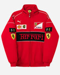 Red Ferrari Jacket-Premium Quality Streetwear-Unisex Racing Jacket